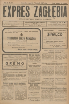 Expres Zagłębia : dziennik polityczny, społeczny i literacki. R.2, № 80 (7 kwietnia 1927)
