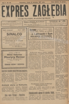 Expres Zagłębia : dziennik polityczny, społeczny i literacki. R.2, № 89 (20 kwietnia 1927)