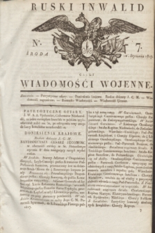 Ruski Inwalid : czyli wiadomości wojenne. 1817, No 7 (10 stycznia)