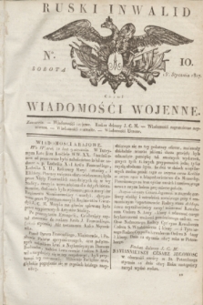 Ruski Inwalid : czyli wiadomości wojenne. 1817, No 10 (13 stycznia)