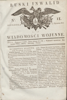 Ruski Inwalid : czyli wiadomości wojenne. 1817, No 11 (14 stycznia)