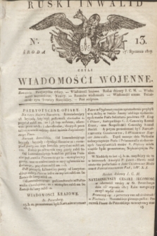 Ruski Inwalid : czyli wiadomości wojenne. 1817, No 13 (17 stycznia)