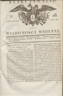 Ruski Inwalid : czyli wiadomości wojenne. 1817, No 26 (1 lutego)