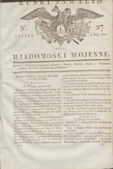 Ruski Inwalid : czyli wiadomości wojenne. 1817, No 27 (2 lutego)