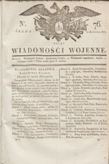 Ruski Inwalid : czyli wiadomości wojenne. 1817, No 76 (4 kwietnia)