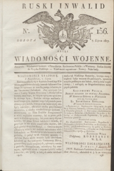 Ruski Inwalid : czyli wiadomości wojenne. 1817, No 156 (7 lipca)