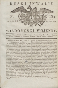 Ruski Inwalid : czyli wiadomości wojenne. 1817, No 169 (24 lipca)