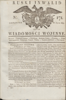 Ruski Inwalid : czyli wiadomości wojenne. 1817, No 171 (26 lipca)