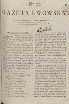 Gazeta Lwowska. 1814, nr 53