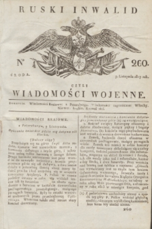 Ruski Inwalid : czyli wiadomości wojenne. 1817, No 260 (7 listopada)
