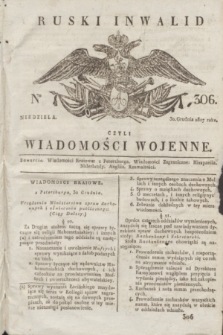 Ruski Inwalid : czyli wiadomości wojenne. 1817, No 306 (30 grudnia)