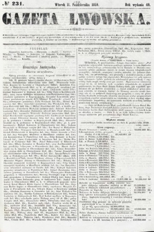 Gazeta Lwowska. 1859, nr 231