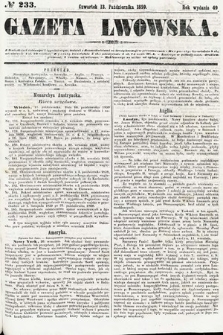 Gazeta Lwowska. 1859, nr 233