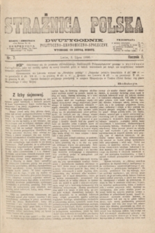Strażnica Polska : dwutygodnik polityczno-ekonomiczno-społeczny. R.2, nr 7 (3 lipca 1880)