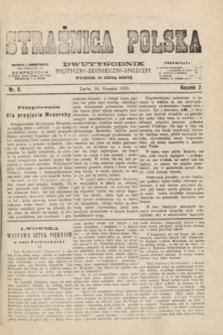 Strażnica Polska : dwutygodnik polityczno-ekonomiczno-społeczny. R.2, nr 11 (28 sierpnia 1880)