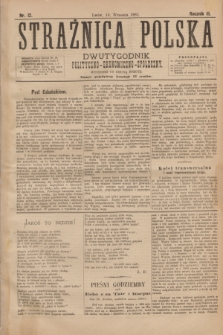 Strażnica Polska : dwutygodnik polityczno-ekonomiczno-społeczny. R.3, nr 12 (10 września 1881)