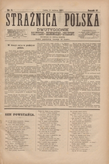 Strażnica Polska : dwutygodnik polityczno-ekonomiczno-społeczny. R.4, nr 5 (3 czerwca 1882)