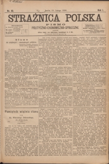 Strażnica Polska : pismo polityczno-ekonomiczno-społeczne. R.1 [i.e.7], nr 10 (15 lutego 1886)