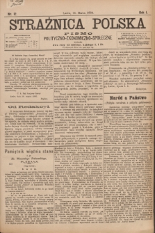 Strażnica Polska : pismo polityczno-ekonomiczno-społeczne. R.1 [i.e.7], nr 12 (15 marca 1886)