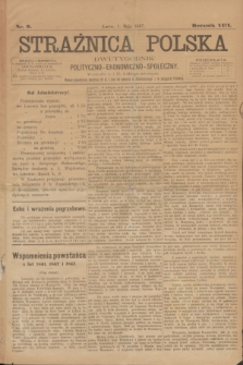 Strażnica Polska : dwutygodnik polityczno-ekonomiczno-społeczny. R.8, nr 9 (1 maja 1887)