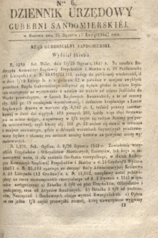 Dziennik Urzędowy Gubernii Sandomierskiej. 1841, Nro 6 (7 lutego) + dod.