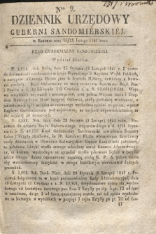 Dziennik Urzędowy Gubernii Sandomierskiej. 1841, Nro 9 (28 lutego)