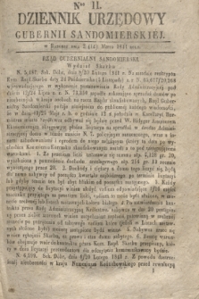 Dziennik Urzędowy Gubernii Sandomierskiej. 1841, Nro 11 (14 marca)