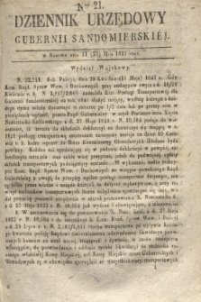 Dziennik Urzędowy Gubernii Sandomierskiej. 1841, Nro 21 (23 maja) + dod.