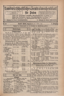 Landwirtschaftliches Zentralwochenblatt für Polen. Jg.5, Nr. 10 (7 März 1924)