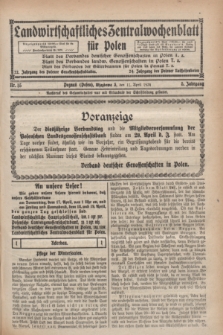 Landwirtschaftliches Zentralwochenblatt für Polen. Jg.5, Nr. 15 (11 April 1924)