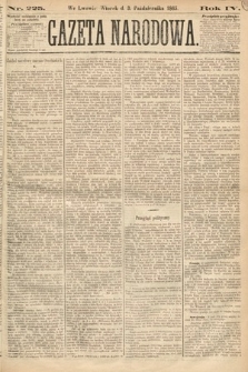 Gazeta Narodowa. 1865, nr 225