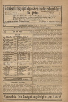 Landwirtschaftliches Zentralwochenblatt für Polen. Jg.6, Nr. 7 (20 Februar 1925)