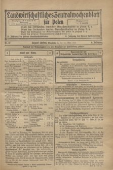 Landwirtschaftliches Zentralwochenblatt für Polen. Jg.6, Nr. 10 (13 März 1925)