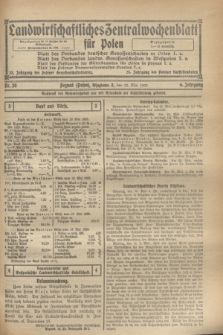 Landwirtschaftliches Zentralwochenblatt für Polen. Jg.6, Nr. 20 (22 Mai 1925)