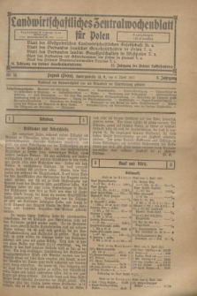 Landwirtschaftliches Zentralwochenblatt für Polen. Jg.8, Nr. 14 (8 April 1927)