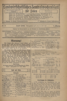 Landwirtschaftliches Zentralwochenblatt für Polen. Jg.8, Nr. 25 (24 Juni 1927)