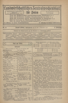 Landwirtschaftliches Zentralwochenblatt für Polen. Jg.8, Nr. 48 (2 Dezember 1927)