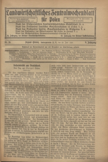 Landwirtschaftliches Zentralwochenblatt für Polen. Jg.9, Nr. 26 (29 Juni 1928)