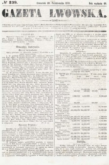 Gazeta Lwowska. 1859, nr 239