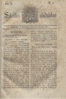 Szkółka niedzielna. R.1, nr 3 (15 stycznia 1837)