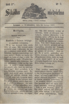 Szkółka niedzielna. R.1, nr 9 (26 lutego 1837)
