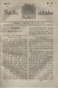 Szkółka niedzielna. R.1, nr 20 (14 maja 1837)