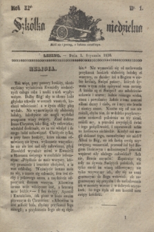 Szkółka niedzielna. R.2, nr 1 (1 stycznia 1838)