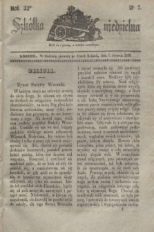 Szkółka niedzielna. R.2, nr 2 (7 stycznia 1838)