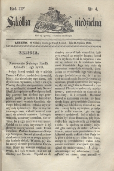 Szkółka niedzielna. R.2, nr 4 (21 stycznia 1838)