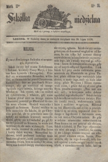 Szkółka niedzielna. R.2, nr 31 (29 lipca 1838)