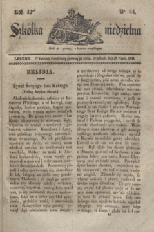 Szkółka niedzielna. R.2, nr 44 (28 październik 1838)