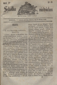 Szkółka niedzielna. R.2, nr 49 (2 grudnia 1838)