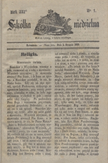 Szkółka niedzielna. R.3, nr 1 (1 stycznia 1839)