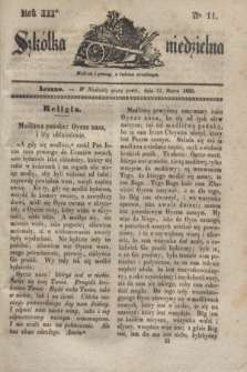 Szkółka niedzielna. R.3, nr 11 (17 marca 1839)